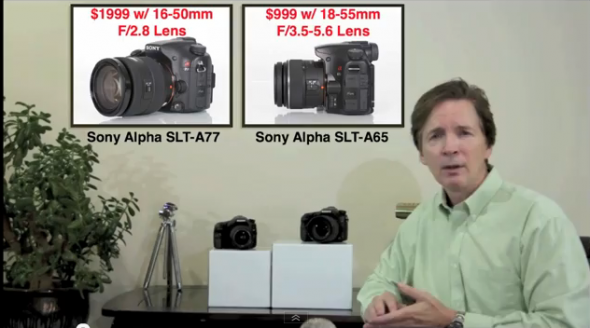 Sony SLT-a77 and SLT-a65 Cameras